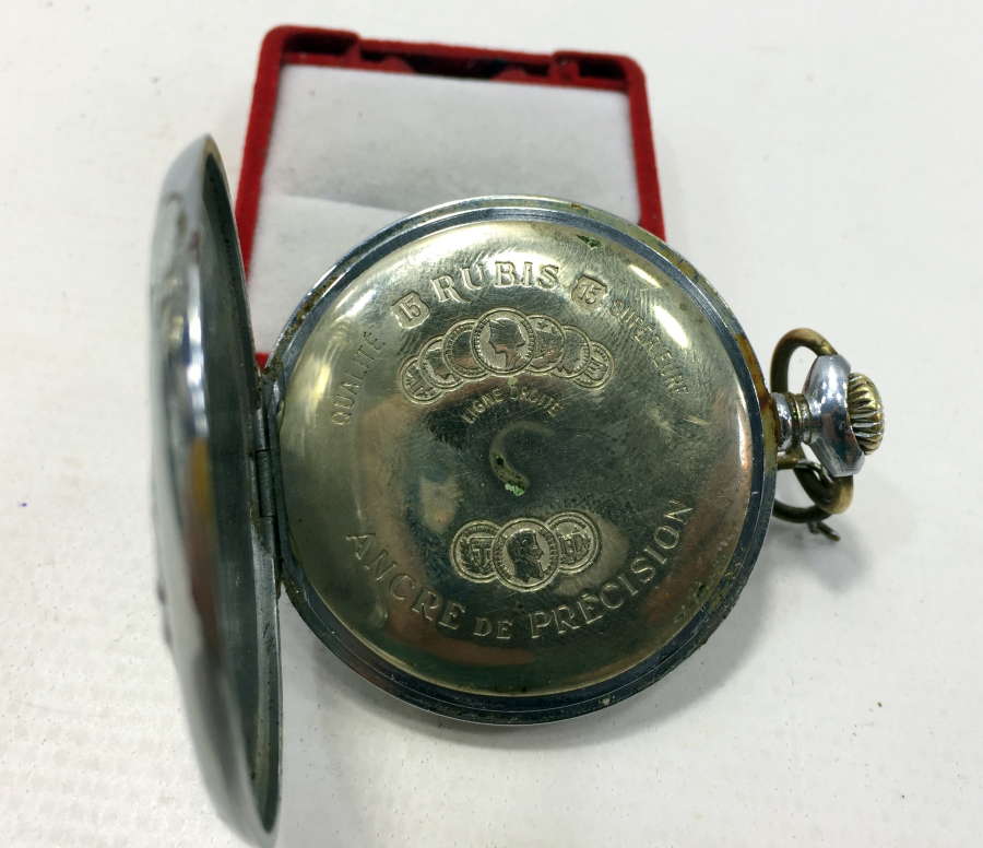 HİSLON MARKA KURMALI CEP SAATİ