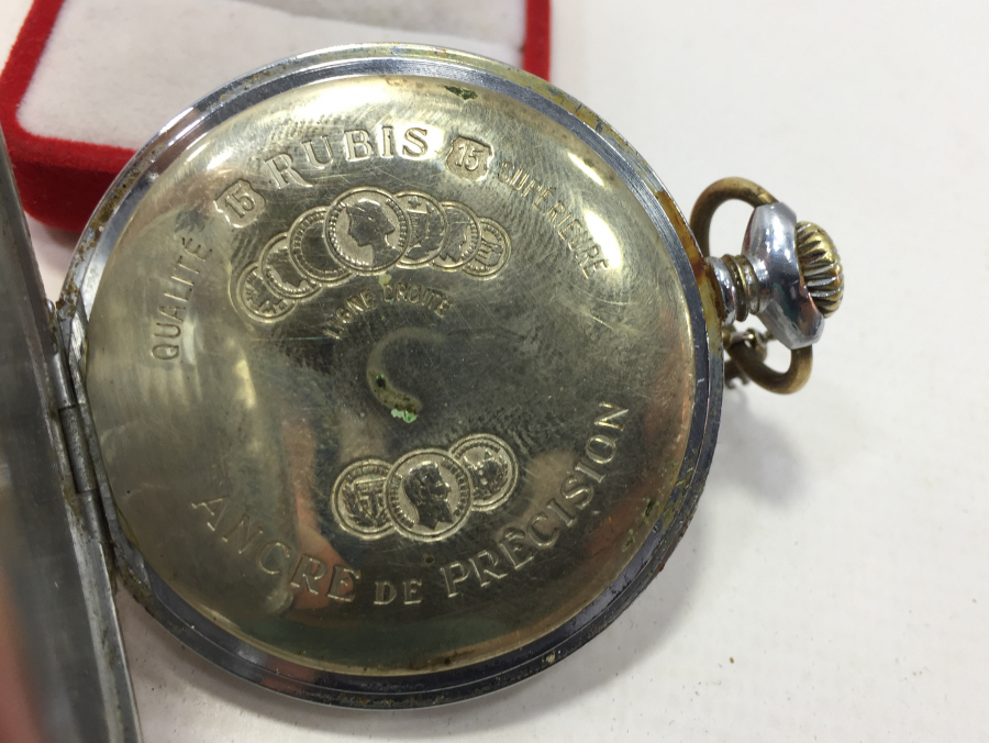 HİSLON MARKA KURMALI CEP SAATİ