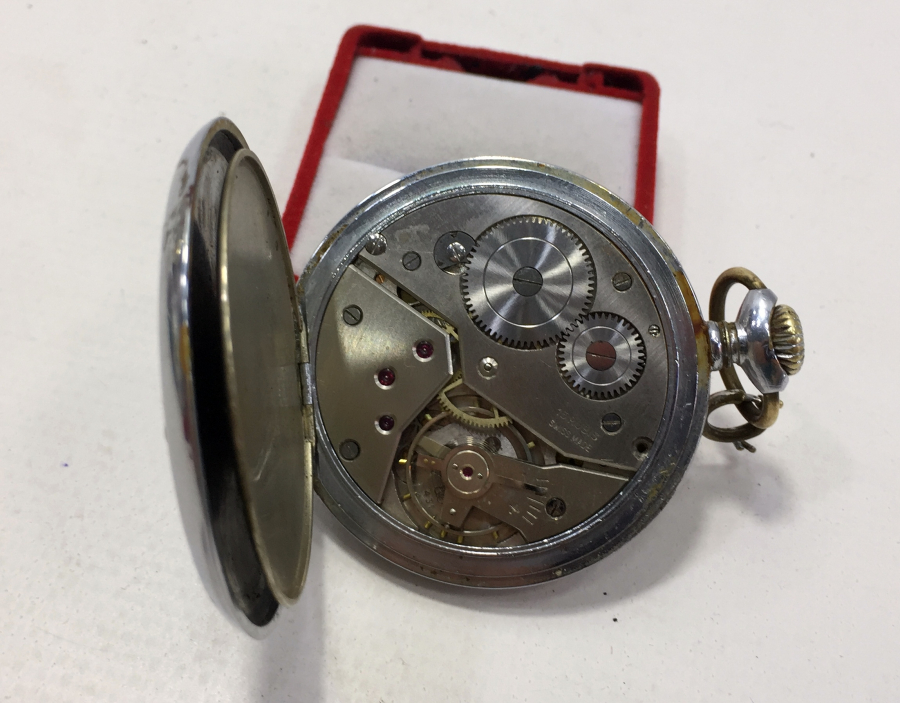 HİSLON MARKA KURMALI CEP SAATİ