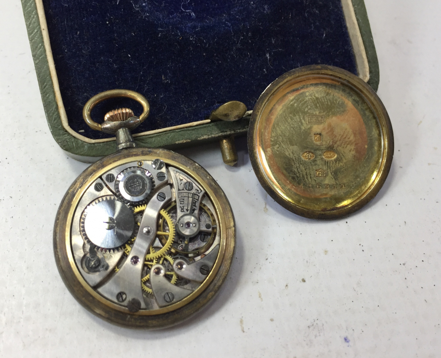 ORJİNAL KUTUSUNDA OSMANLI DÖNEMİ RUM İŞİ MİNELİ GÜMÜŞ CEP SAATİ