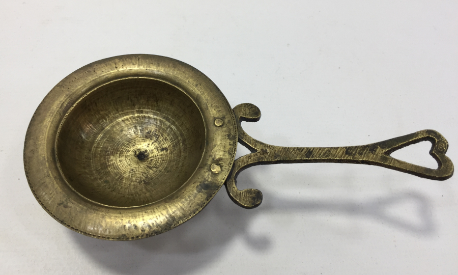 OSMANLI DÖNEMİ SÜLEYMANİYE DAMGALI KAHVECİ İŞİ NARGİLE KÖZLÜĞÜ