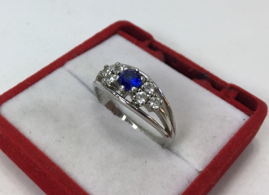 PIRLANTA TAŞLI ANTİKA YÜZÜK