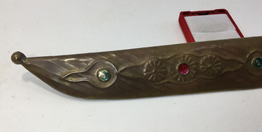 ÜZERİ ŞEHRİ HAN YAZILI TÜRKMEN İŞİ AVCI BIÇAĞI