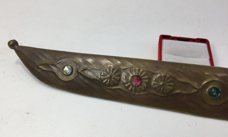 ÜZERİ ŞEHRİ HAN YAZILI TÜRKMEN İŞİ AVCI BIÇAĞI