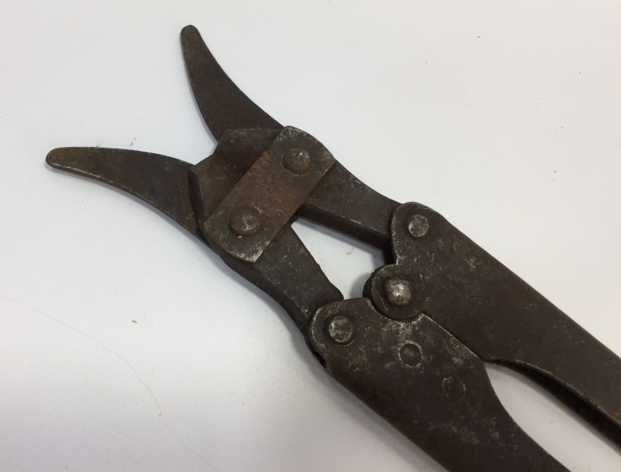 1. DÜNYA SAVAŞI DÖNEMİ 1915 TARİHLİ İNGİLİZ TEL KESME MAKASI