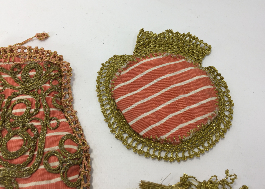 BİRİSİ DEV BOY 3 ADET OSMANLI DÖNEMİ KESE