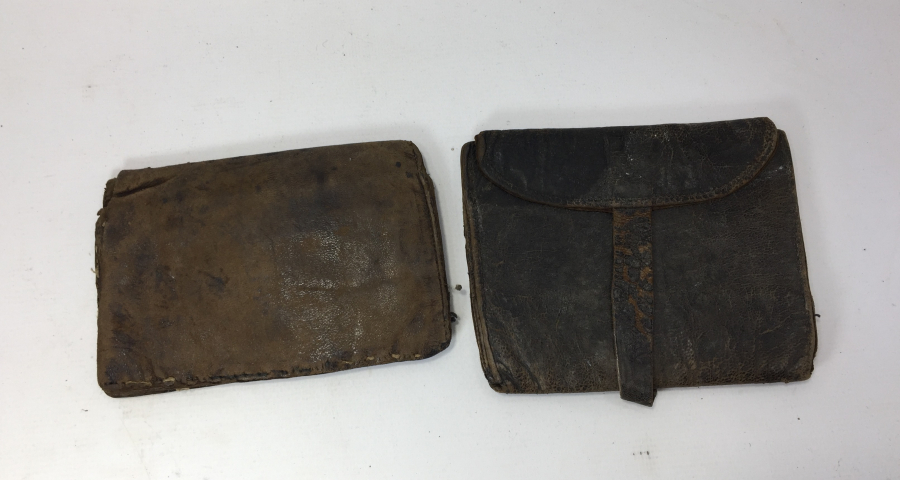 OSMANLI DÖNEMİ 2 ADET SUBAY CÜZDANI