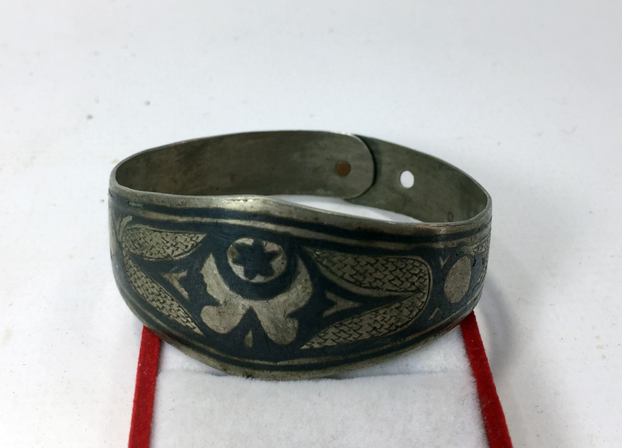 OSMANLI DÖNEMİ AY YILDIZLI VE SAVATLI VAN İŞİ BİLEZİK