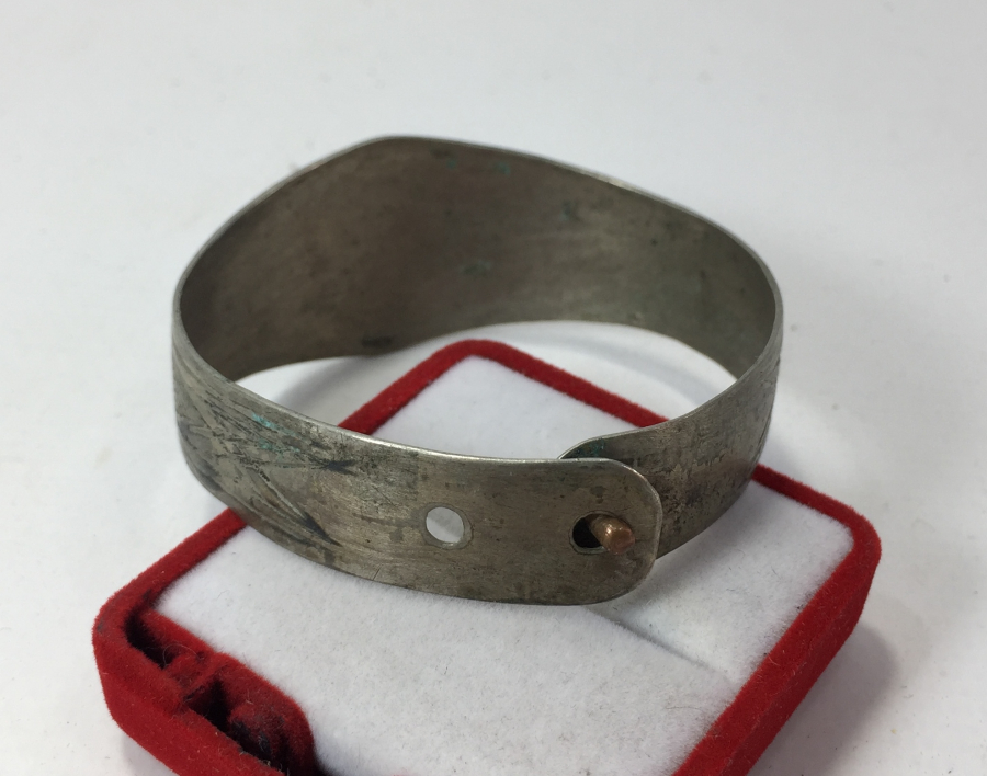 OSMANLI DÖNEMİ AY YILDIZLI VE SAVATLI VAN İŞİ BİLEZİK