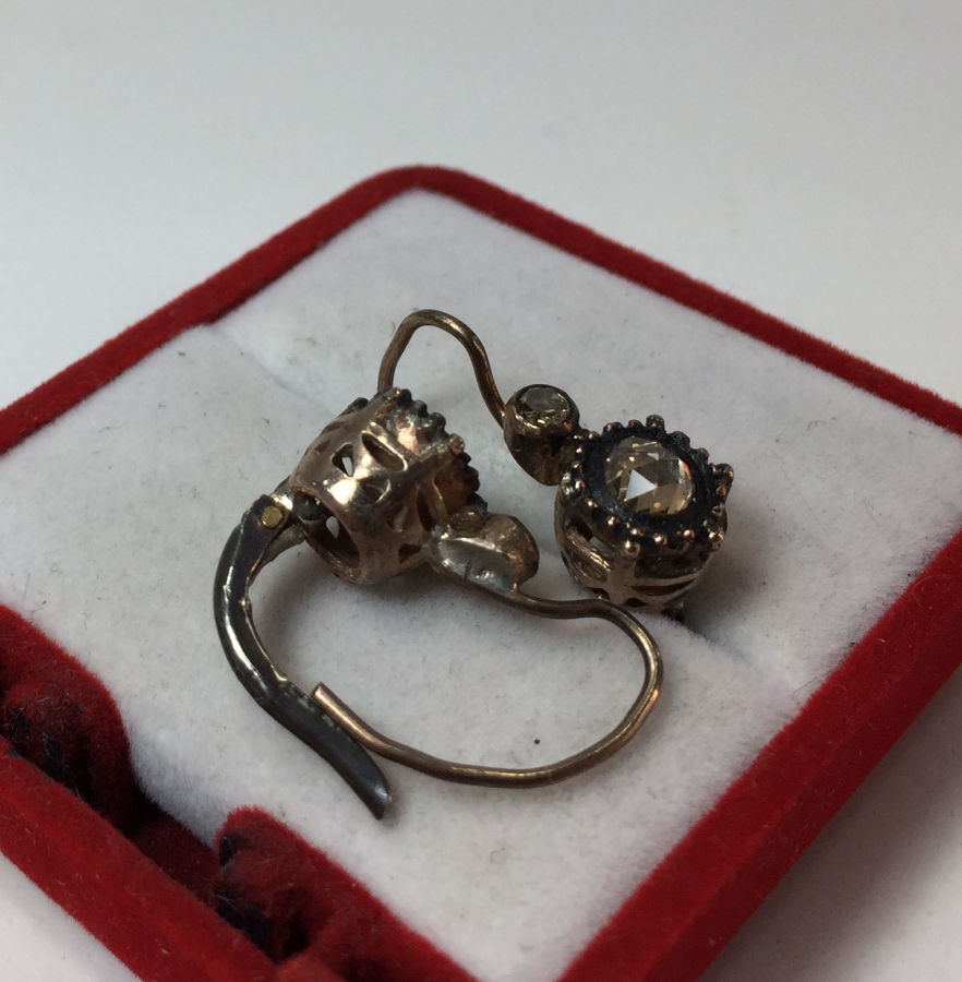 ÖZEL YAPIM BÜYÜK ELMAS TAŞLI KÜPE