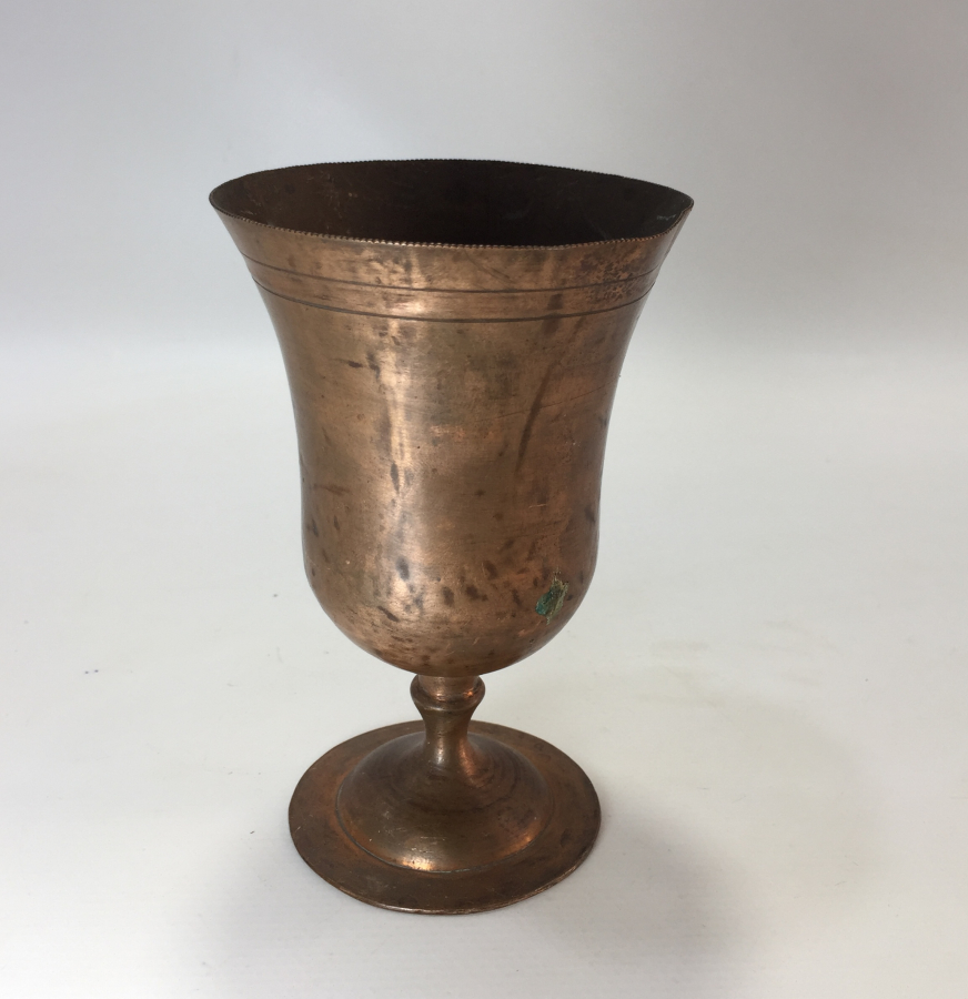 ÜZERİNDE AFİYET OLSUN EFENDİM YAZILI OSMANLI DÖNEMİ BARDAK