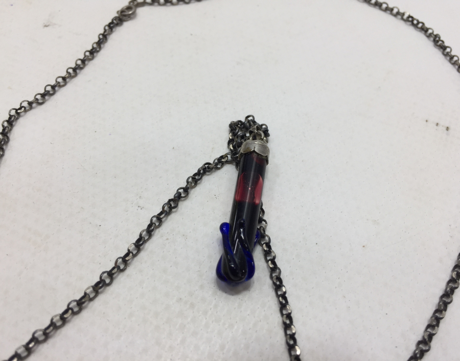 ZİNCİRİNE KADAR HERŞEYİYLE ORJİNAL MURANO GÜMÜŞ KOLYE