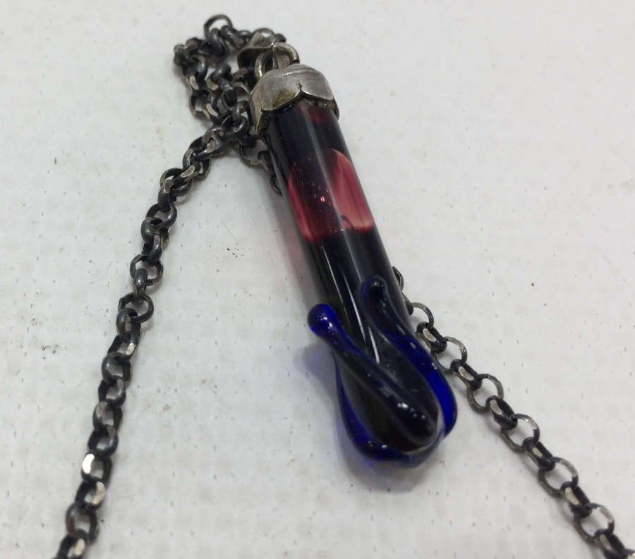 ZİNCİRİNE KADAR HERŞEYİYLE ORJİNAL MURANO GÜMÜŞ KOLYE