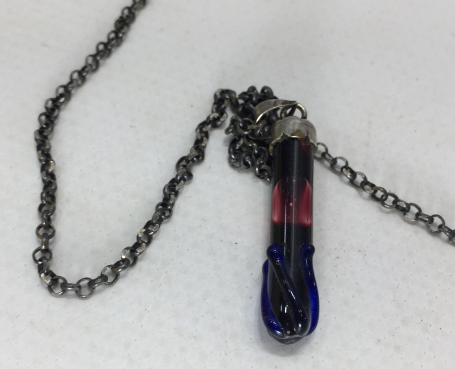 ZİNCİRİNE KADAR HERŞEYİYLE ORJİNAL MURANO GÜMÜŞ KOLYE