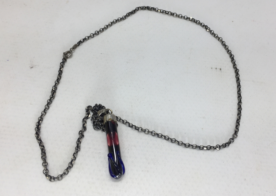 ZİNCİRİNE KADAR HERŞEYİYLE ORJİNAL MURANO GÜMÜŞ KOLYE