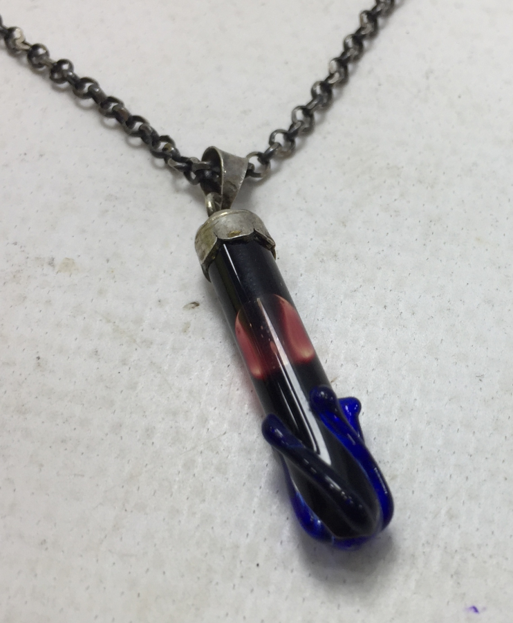 ZİNCİRİNE KADAR HERŞEYİYLE ORJİNAL MURANO GÜMÜŞ KOLYE