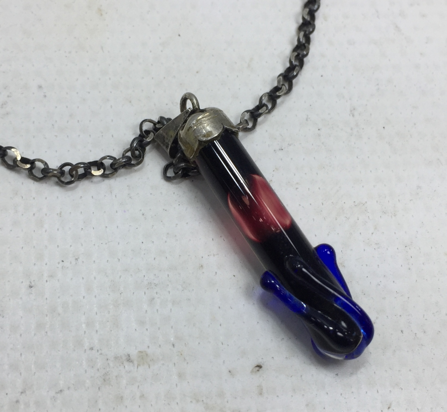 ZİNCİRİNE KADAR HERŞEYİYLE ORJİNAL MURANO GÜMÜŞ KOLYE