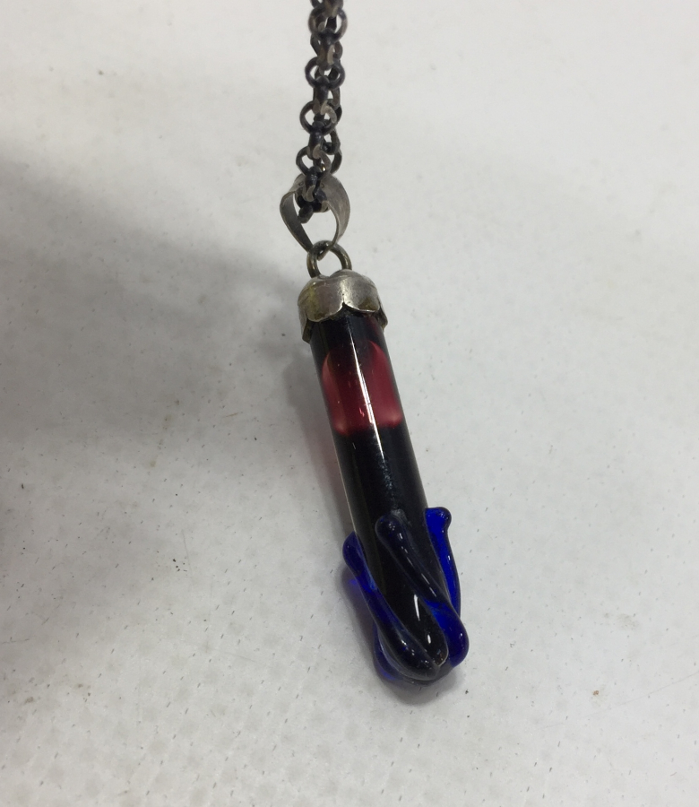 ZİNCİRİNE KADAR HERŞEYİYLE ORJİNAL MURANO GÜMÜŞ KOLYE