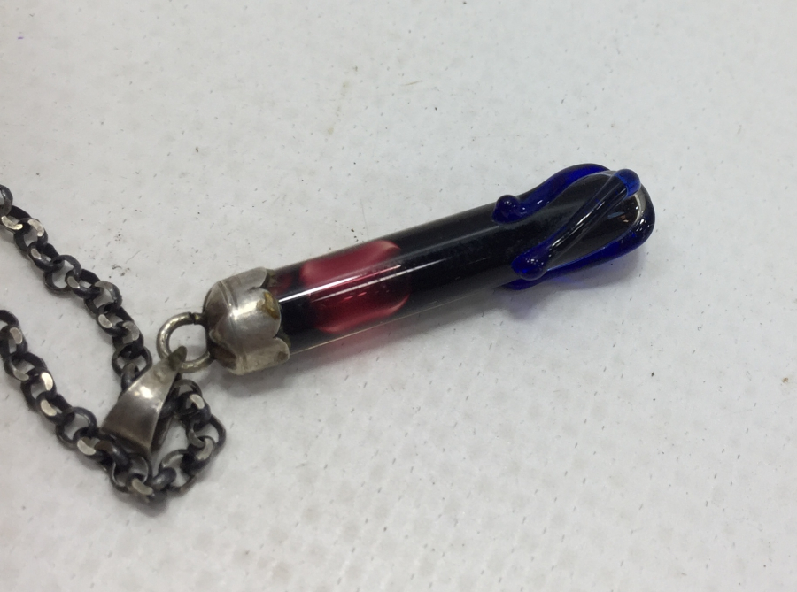 ZİNCİRİNE KADAR HERŞEYİYLE ORJİNAL MURANO GÜMÜŞ KOLYE