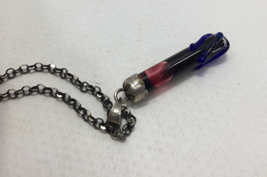 ZİNCİRİNE KADAR HERŞEYİYLE ORJİNAL MURANO GÜMÜŞ KOLYE