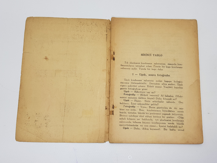 1934 NAZIM HİKMET İLK BASKI KİTAP: UNUTULAN ADAM 