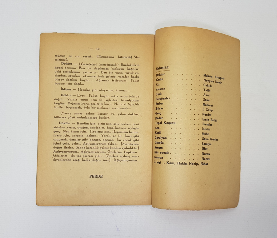 1934 NAZIM HİKMET İLK BASKI KİTAP: UNUTULAN ADAM 