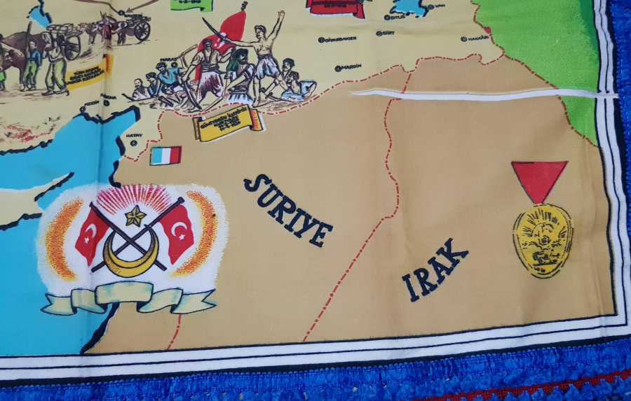 ATATÜRK MİLLİ KURTULUŞ SAVAŞINDA KONULU DUVAR HALISI 