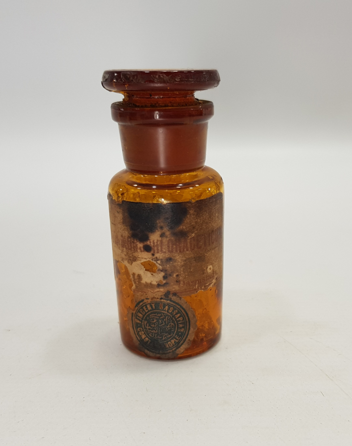 CONSTANTINOPLE... OSMANLICA YAZILI İLAÇ ŞİŞESİ 