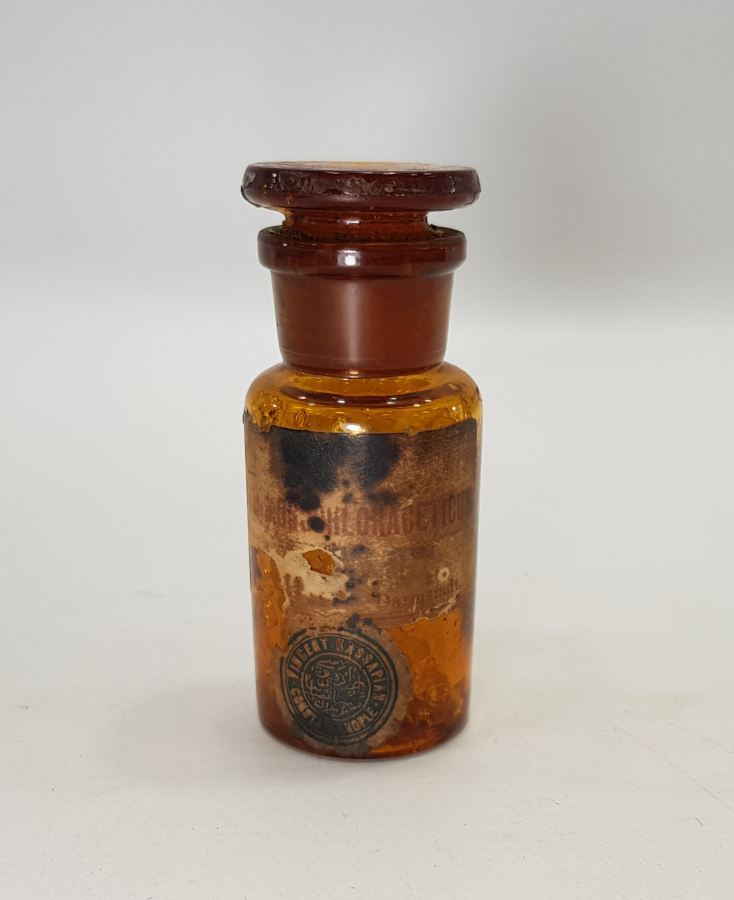 CONSTANTINOPLE... OSMANLICA YAZILI İLAÇ ŞİŞESİ 