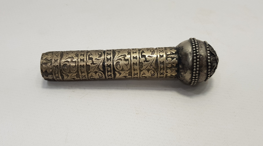 ESKİ TÜRKMEN İŞİ GÜMÜŞ KIRBAÇ SAPI