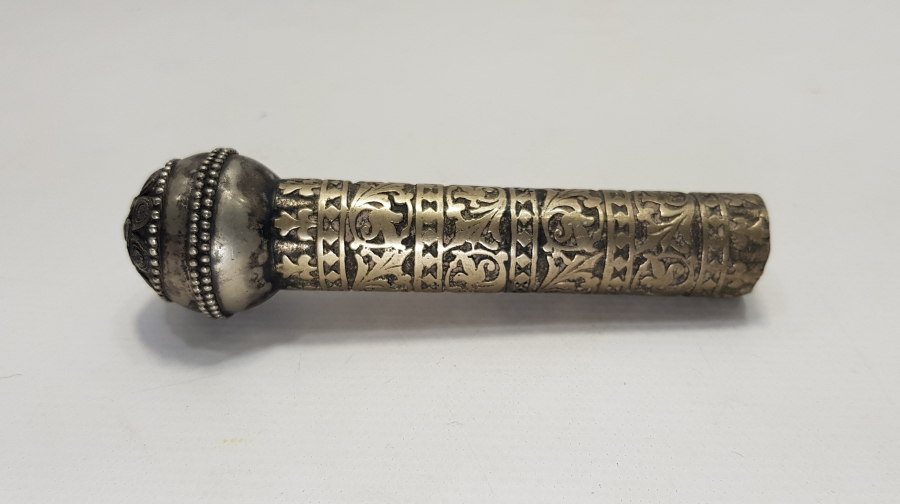 ESKİ TÜRKMEN İŞİ GÜMÜŞ KIRBAÇ SAPI