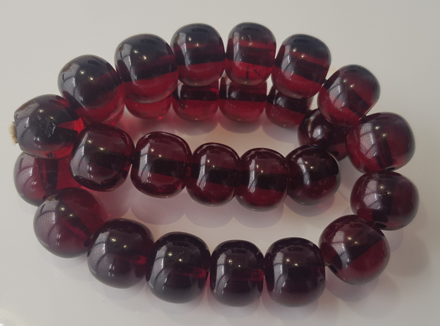 OSMANLI DÖNEMİ ATEŞ KEHRİBAR TESBİH 