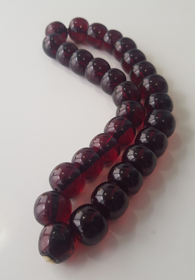 OSMANLI DÖNEMİ ATEŞ KEHRİBAR TESBİH 