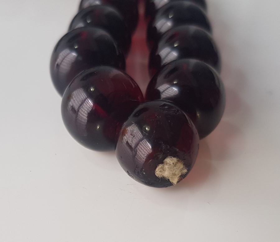 OSMANLI DÖNEMİ ATEŞ KEHRİBAR TESBİH 