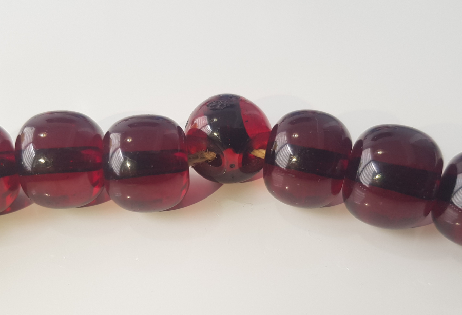 OSMANLI DÖNEMİ ATEŞ KEHRİBAR TESBİH 