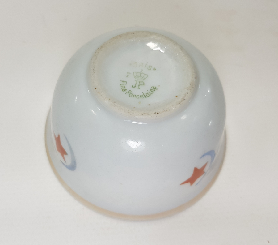 OSMANLI DÖNEMİ AY YILDIZLI PORSELEN BERBER TASI 