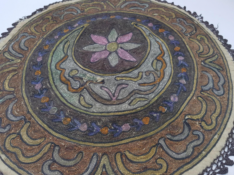 OSMANLI DÖNEMİ AY YILDIZLI SUZENİ ÖRTÜ 