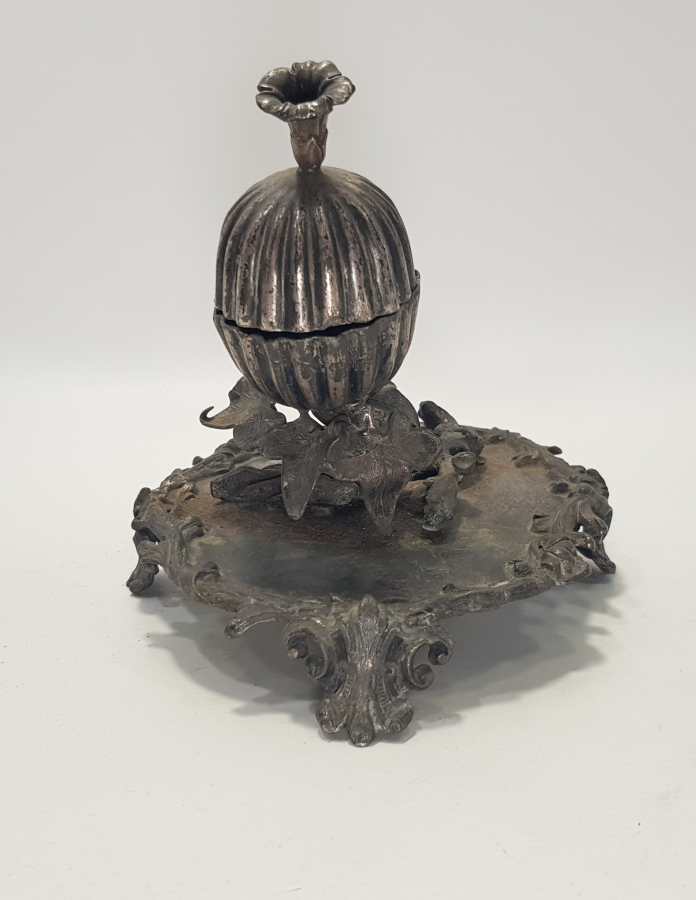 OSMANLI DÖNEMİ GÜMÜŞ BUHURDANLIK 