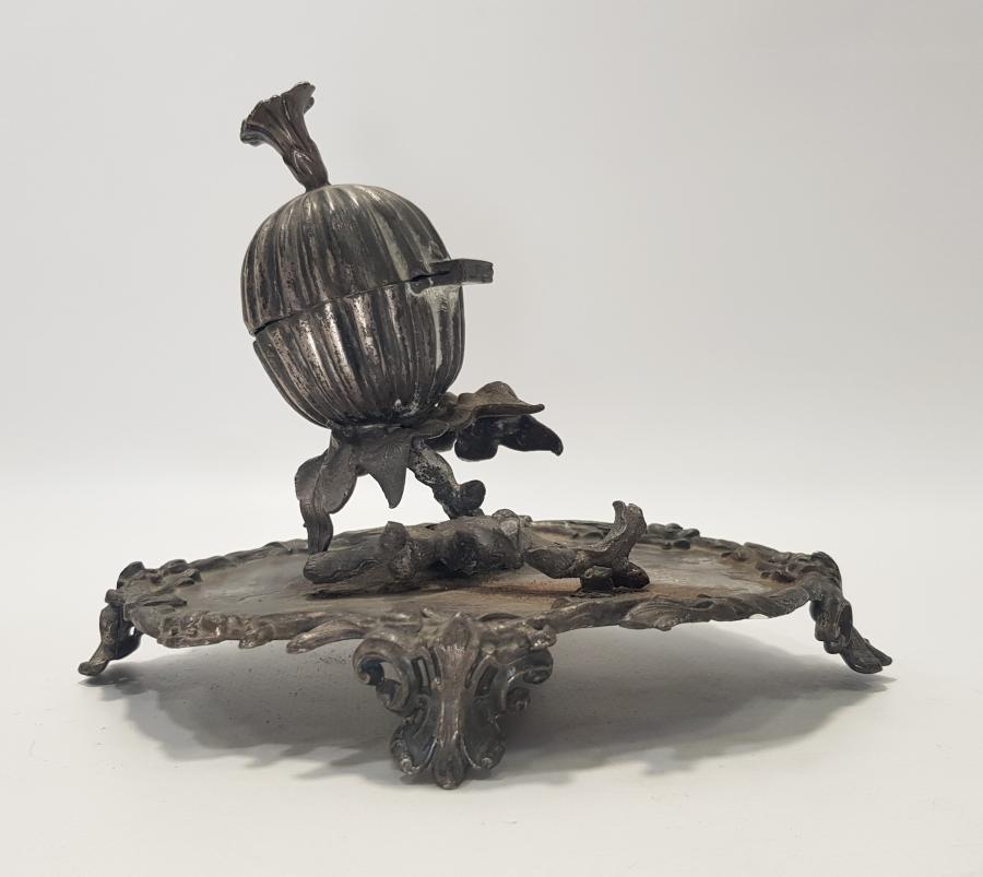 OSMANLI DÖNEMİ GÜMÜŞ BUHURDANLIK 