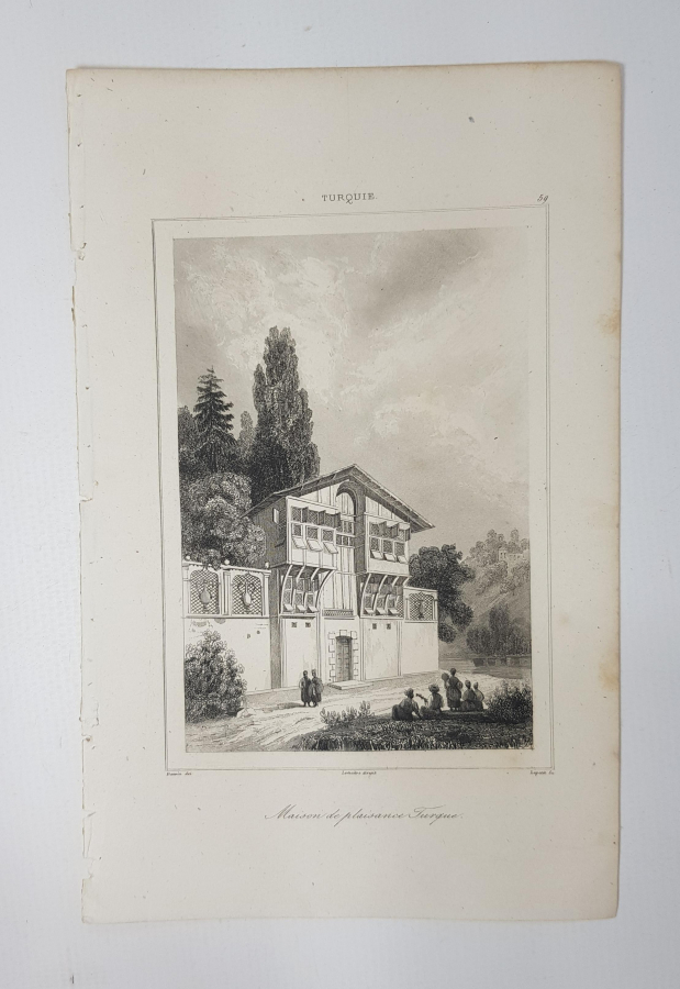 OSMANLI DÖNEMİ İSTANBUL'DA BİR GENELEV GRAVÜRÜ