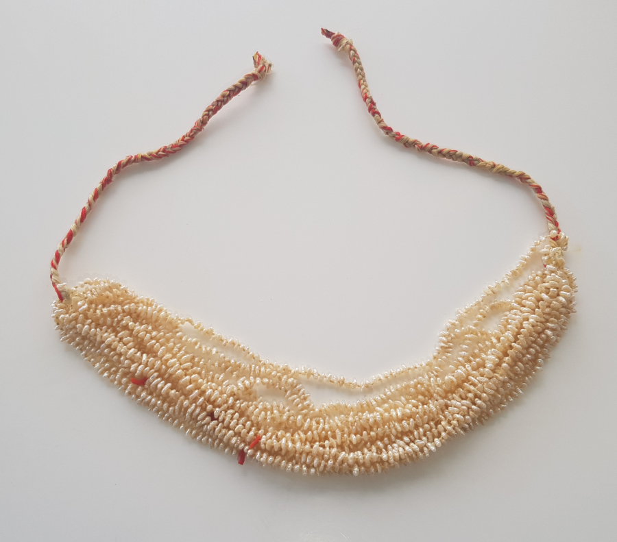 OSMANLI DÖNEMİ MERCAN TAŞLARLA SÜSLÜ KUM İNCİ GERDANLIK