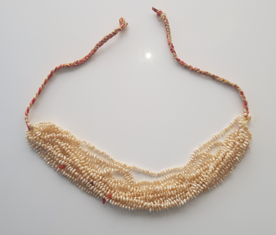 OSMANLI DÖNEMİ MERCAN TAŞLARLA SÜSLÜ KUM İNCİ GERDANLIK