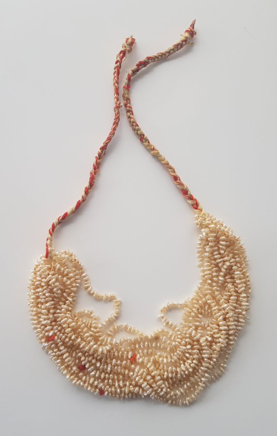 OSMANLI DÖNEMİ MERCAN TAŞLARLA SÜSLÜ KUM İNCİ GERDANLIK