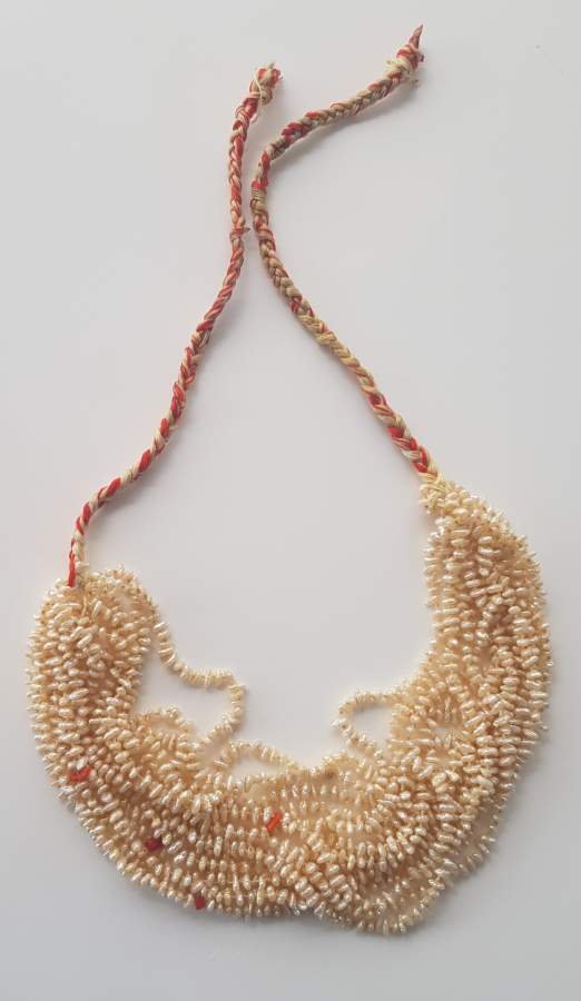 OSMANLI DÖNEMİ MERCAN TAŞLARLA SÜSLÜ KUM İNCİ GERDANLIK