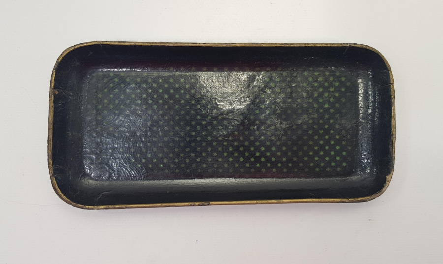 OSMANLI DÖNEMİ PAPIER MACHE HOKKA TEPSİSİ