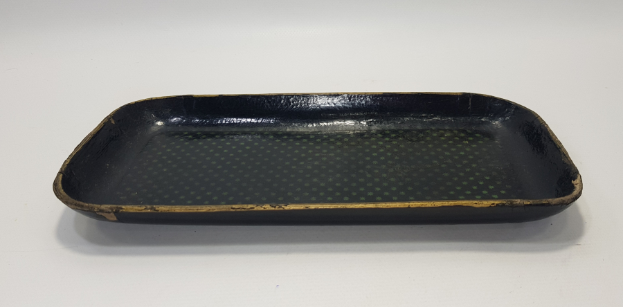 OSMANLI DÖNEMİ PAPIER MACHE HOKKA TEPSİSİ