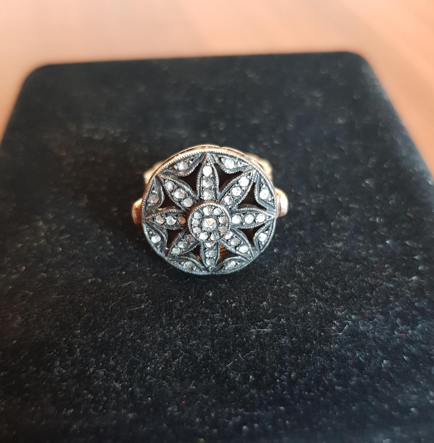 YILDIZ FORMLU ELMAS YÜZÜK 