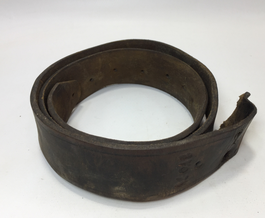 1. DÜNYA SAVAŞI ÜZERİ OSMANLICA YAZILI SUBAY KEMERİ