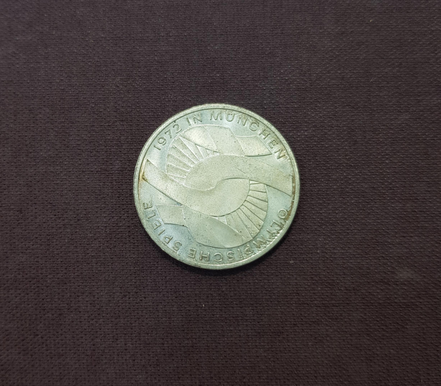 1972 MÜNİH OLİMPİYATLARI HATIRA PARA GÜMÜŞ 10 MARK 