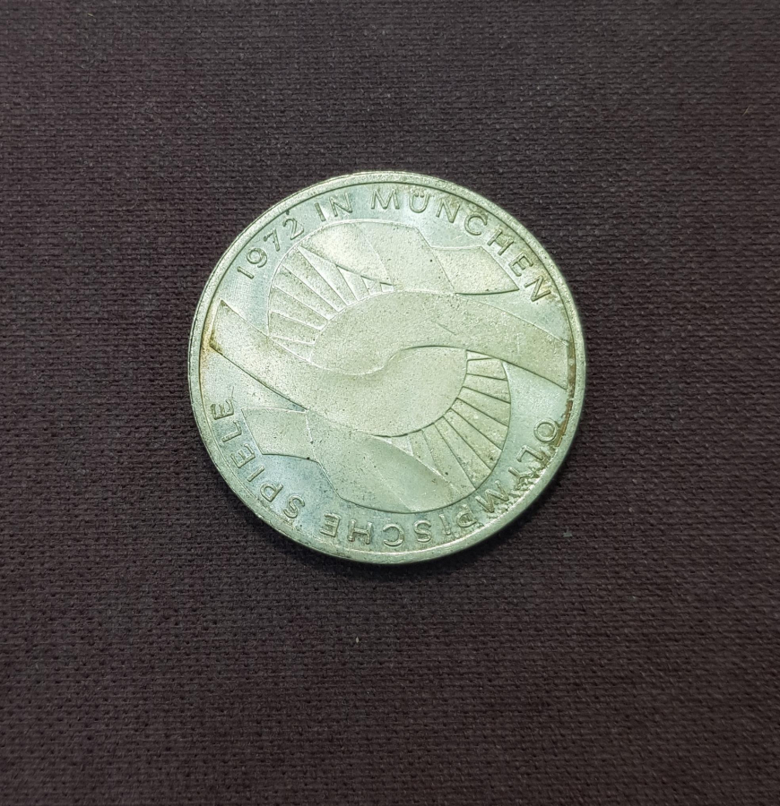 1972 MÜNİH OLİMPİYATLARI HATIRA PARA GÜMÜŞ 10 MARK 